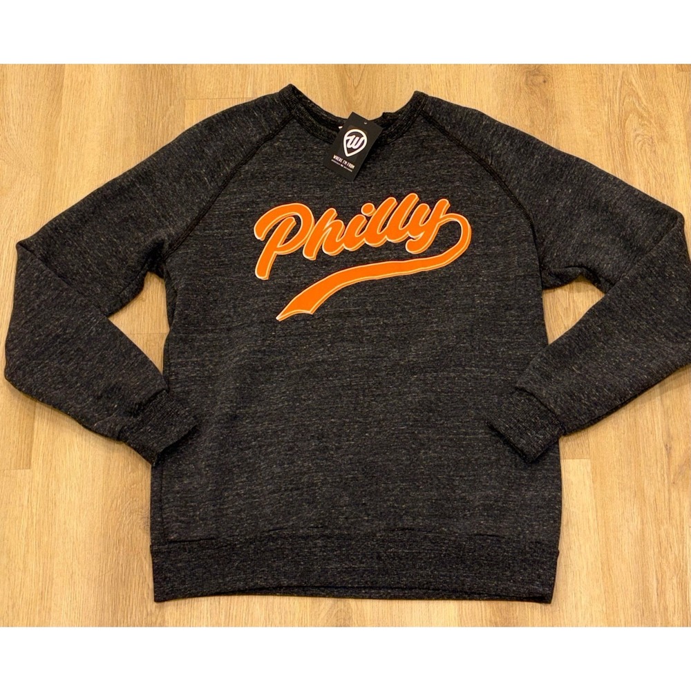 NWT Unisex Where Im From 'Philly' Sweatshirt - XL - Charcoal Grey